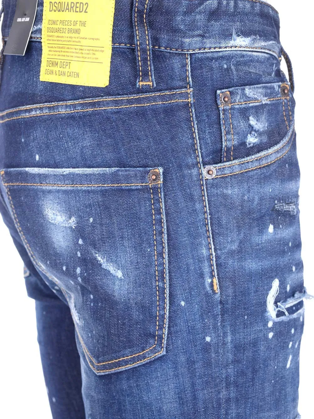 Dsquared2 Washed Straight-Leg Jeans
