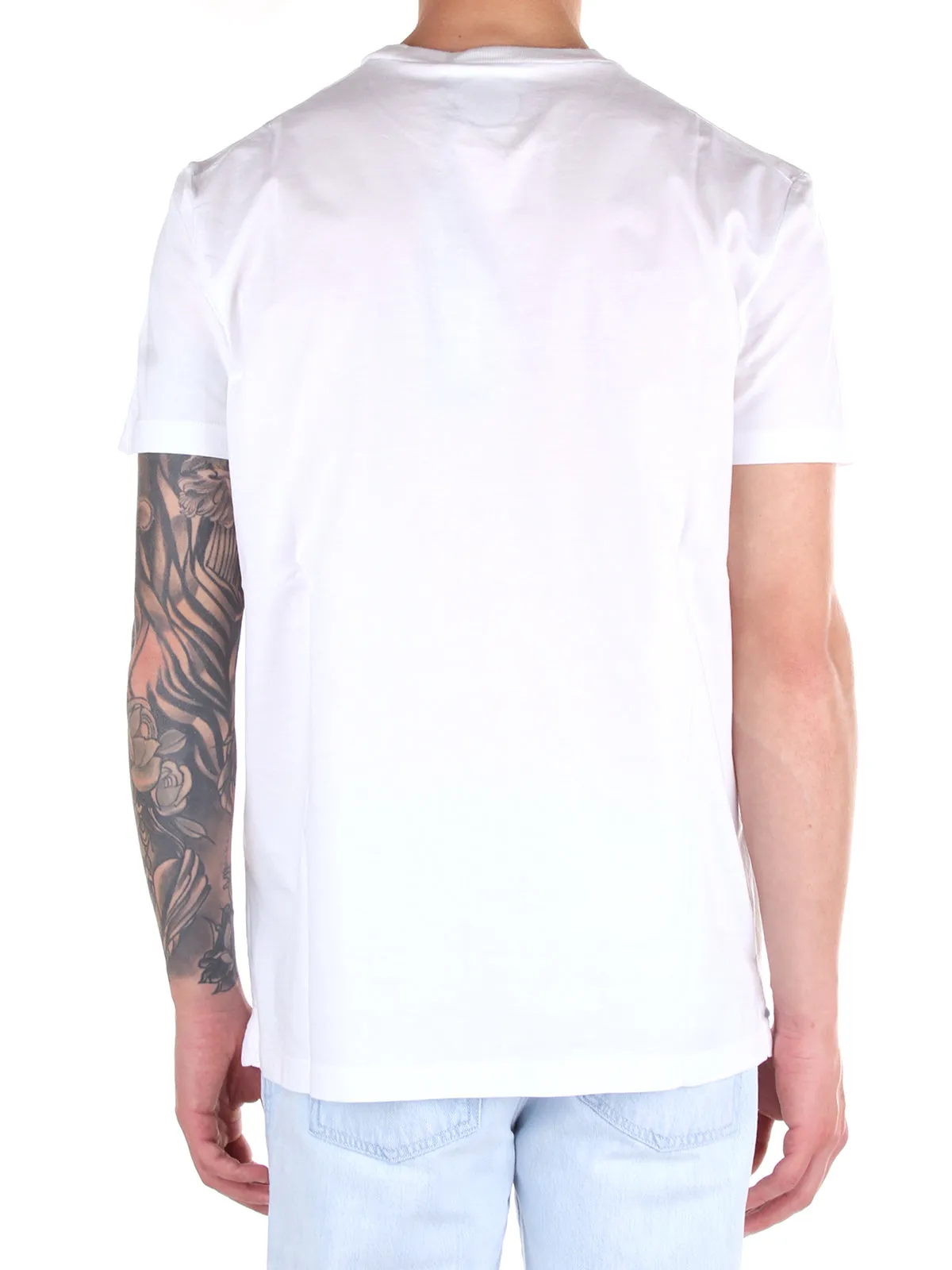 Dsquared2 Wave Logo Print Crewneck T-Shirt