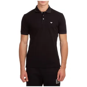 Emporio Armani Logo Embroidered Polo Shirt