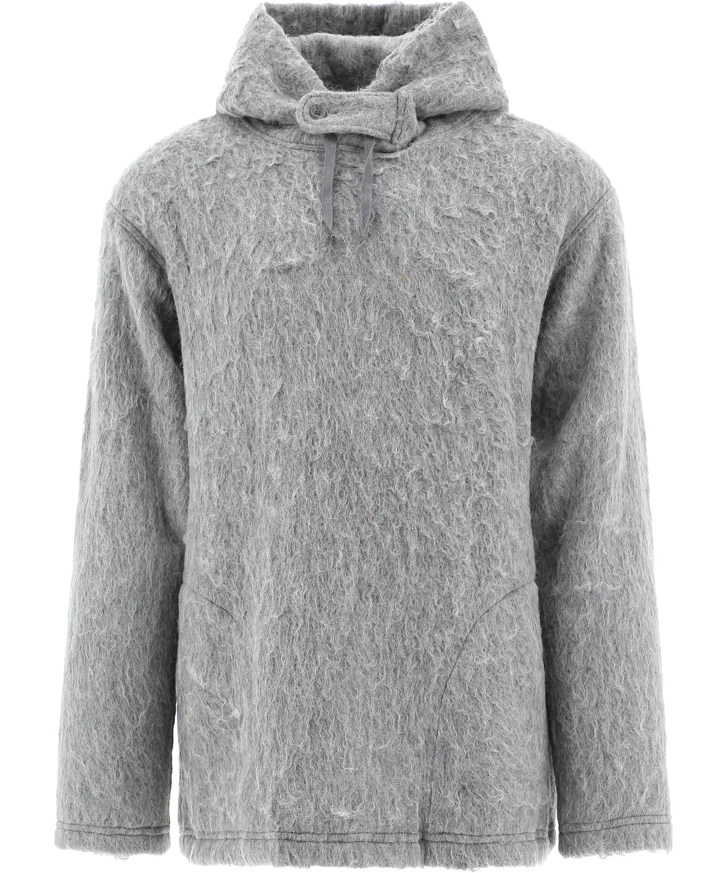 Engineered Garments Textured Drawstring Knitted Hoodie