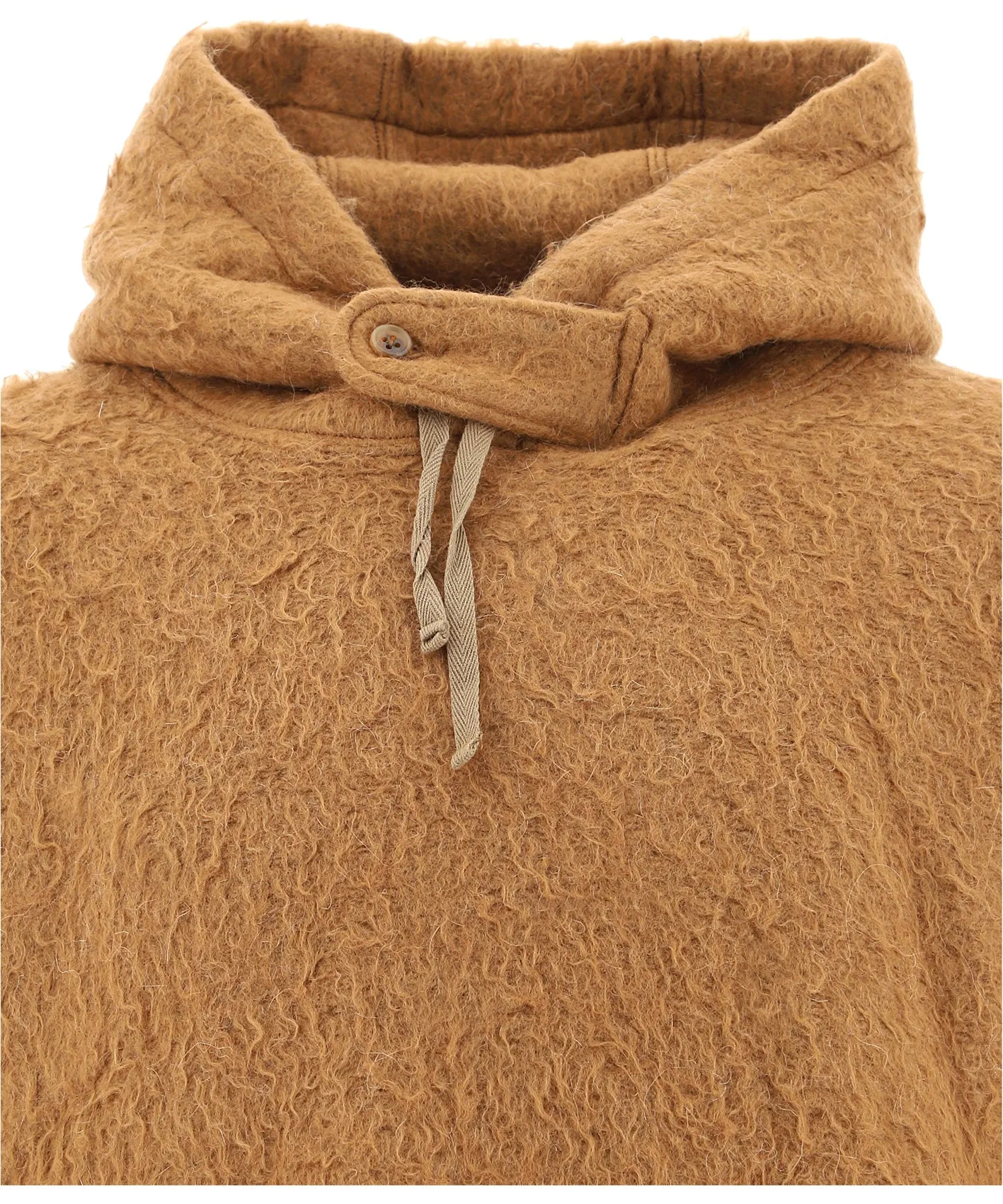 Engineered Garments Textured Drawstring Knitted Hoodie