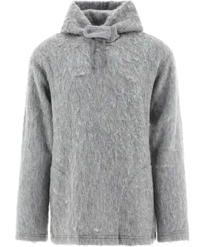 Engineered Garments Textured Drawstring Knitted Hoodie