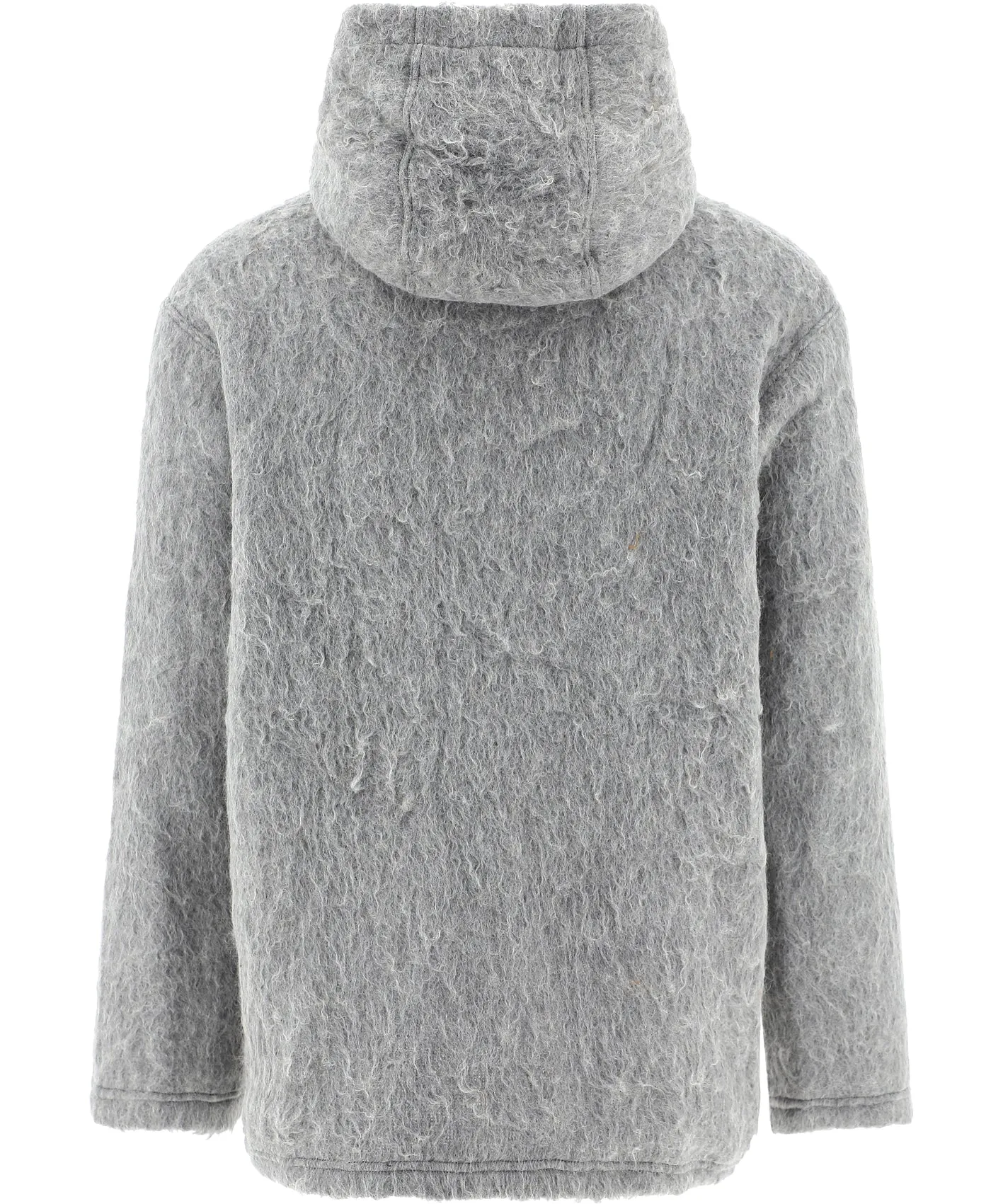 Engineered Garments Textured Drawstring Knitted Hoodie