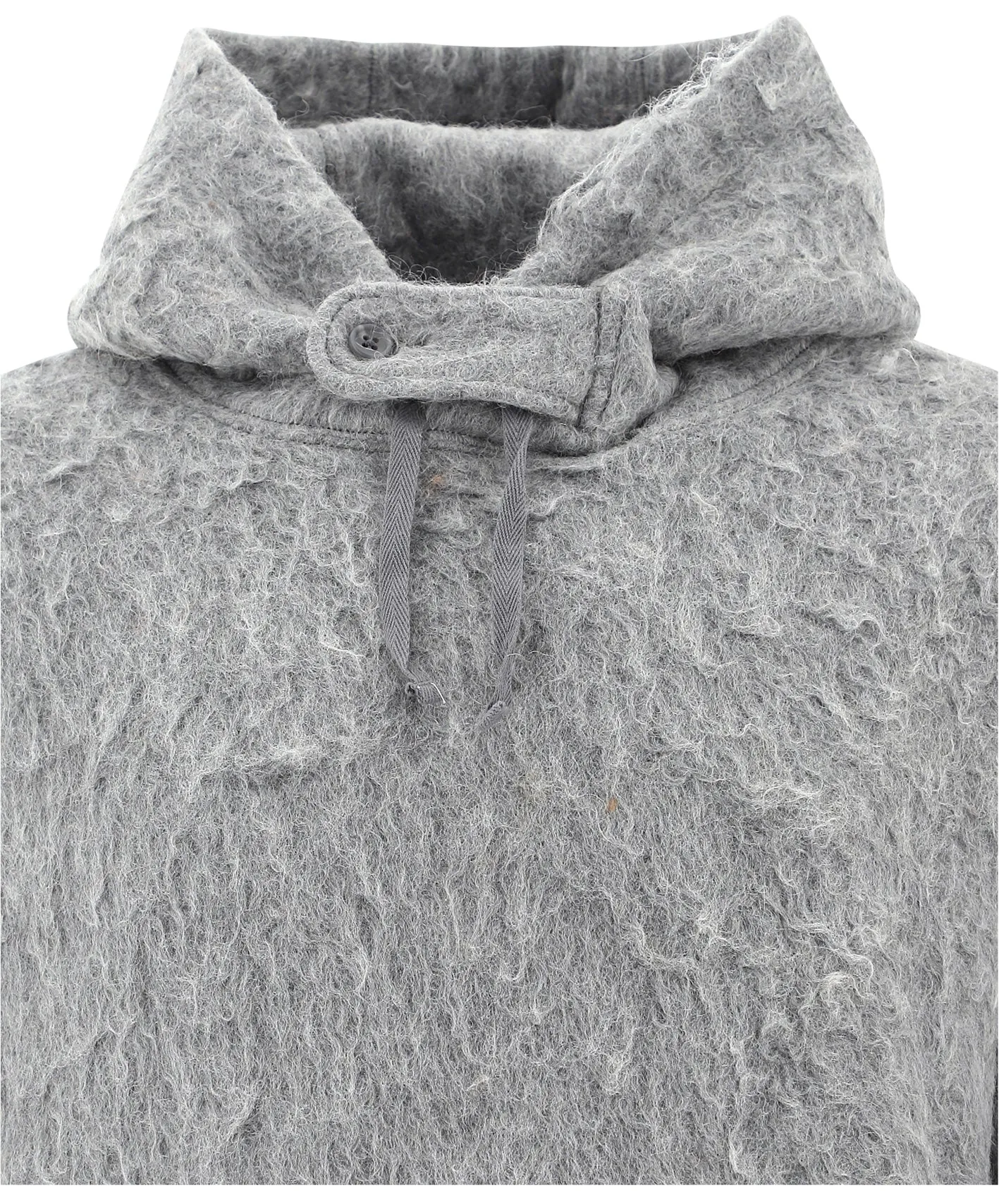 Engineered Garments Textured Drawstring Knitted Hoodie