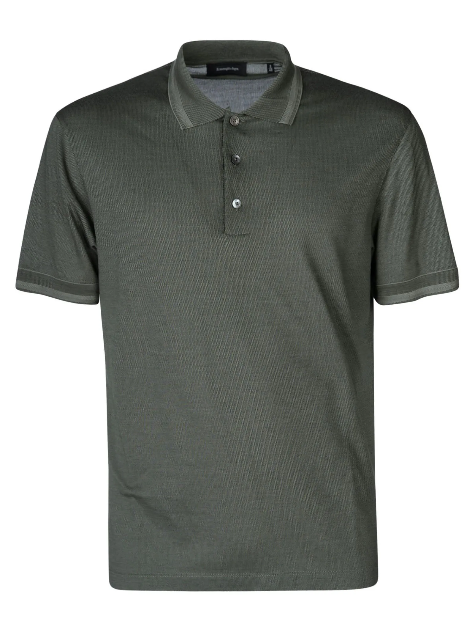 Ermenegildo Zegna Buttoned Short-Sleeved Polo Shirt