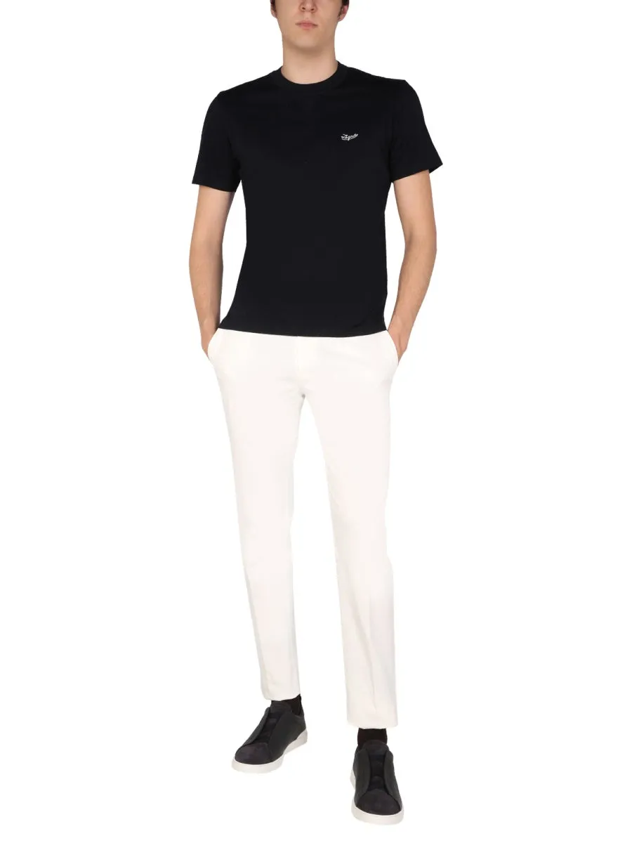 Ermenegildo Zegna Mid-Rise Straight-Leg Pants
