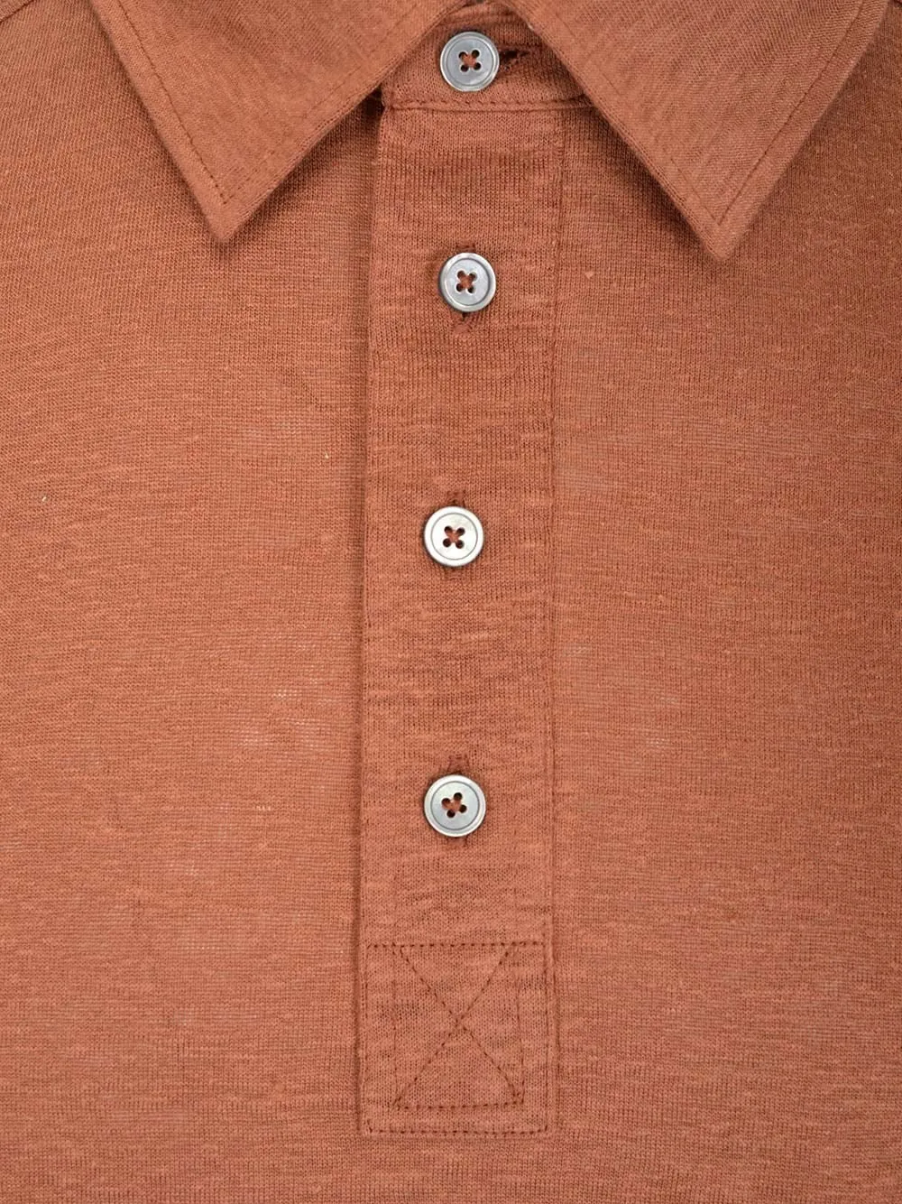 Ermenegildo Zegna Plain-Buttoned Polo Shirt