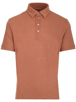 Ermenegildo Zegna Plain-Buttoned Polo Shirt