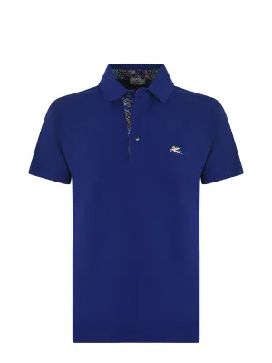 Etro Logo Embroidered Short-Sleeved Polo Shirt