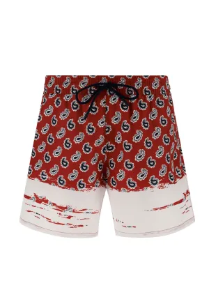 Etro Paisley Paisley Printed Drawstring Swim Shorts