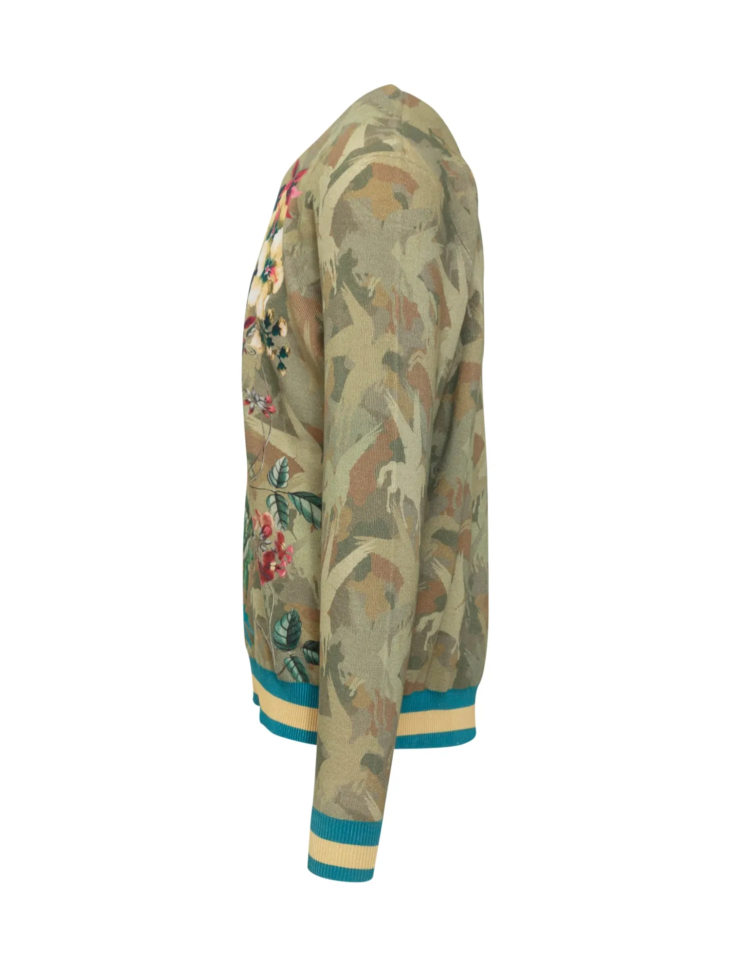 Etro Tropical Print Crewneck Sweater