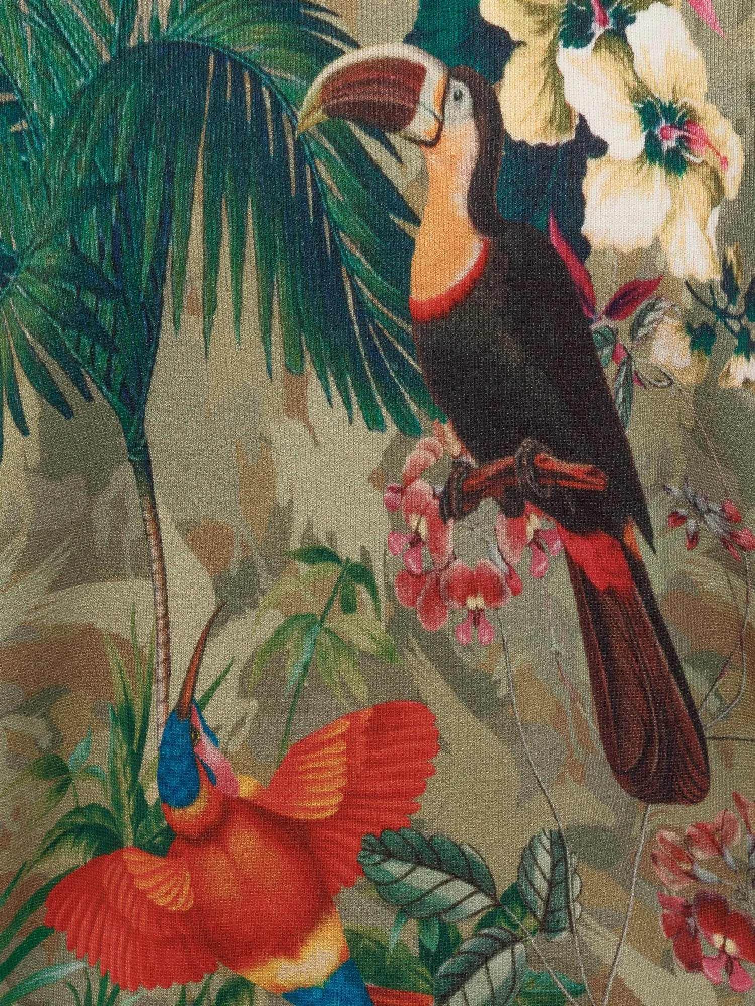 Etro Tropical Print Crewneck Sweater