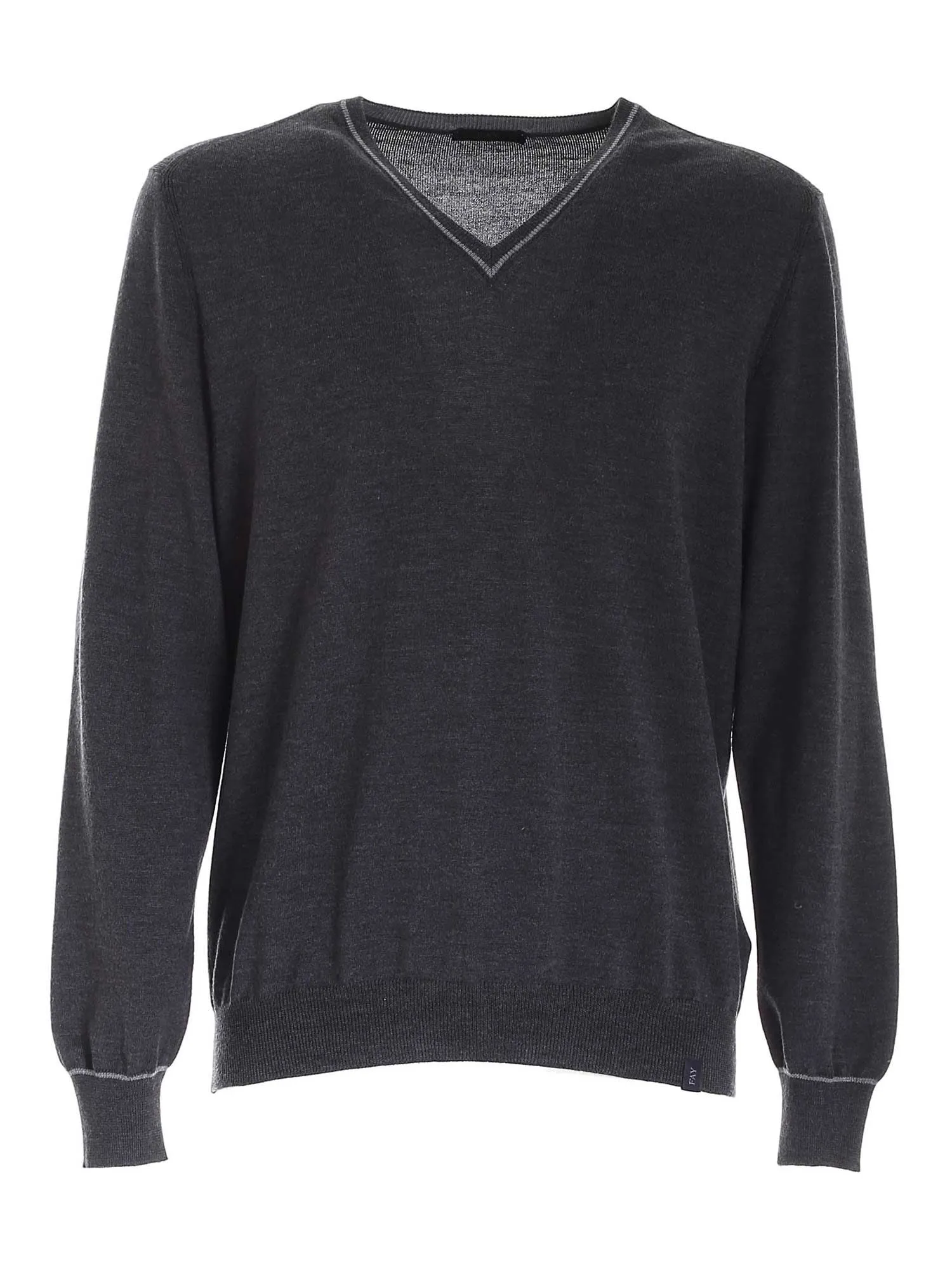 Fay V-Neck Knitted Jumper