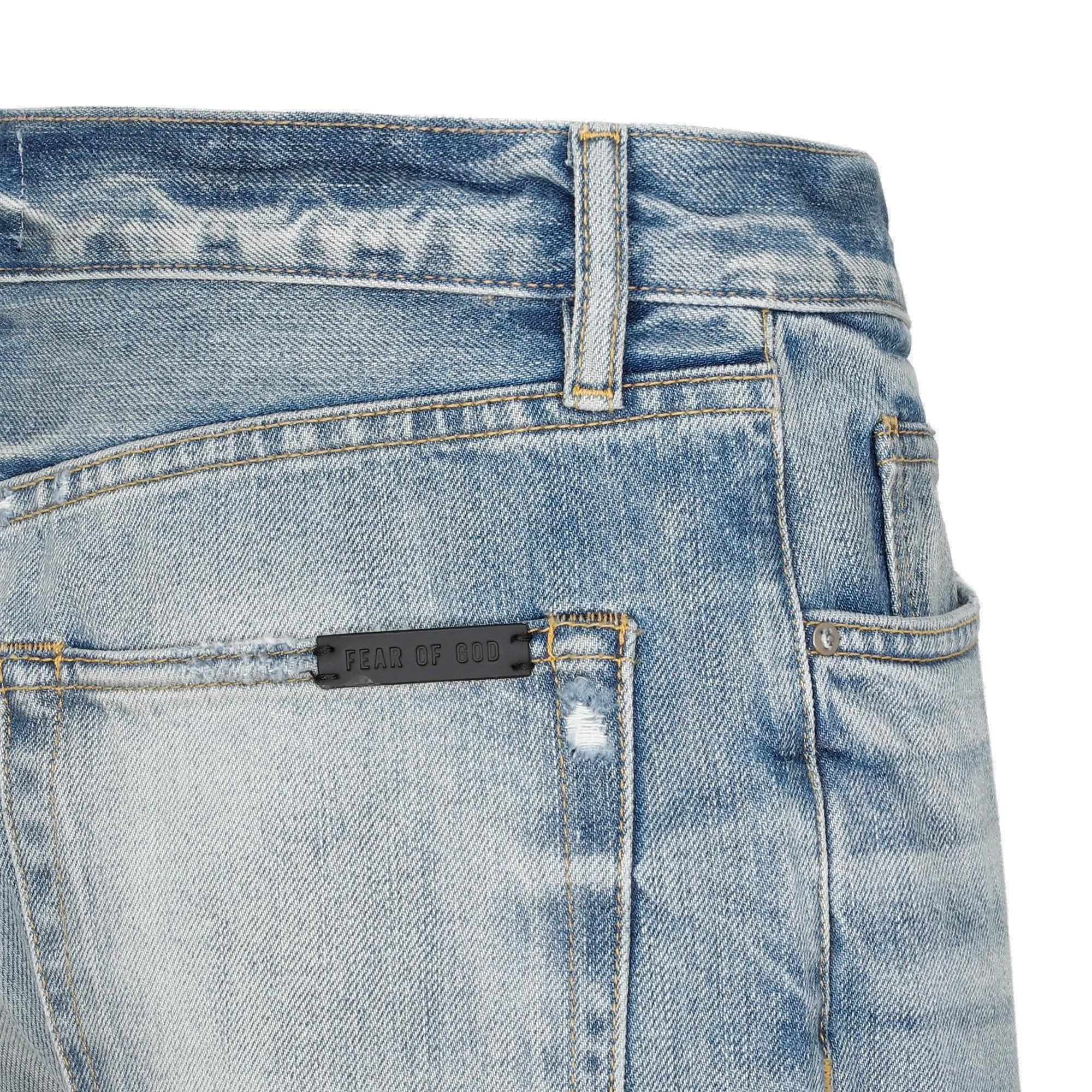 Fear of God Faded Distressed Jeans
