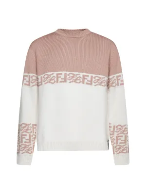 Fendi FF Intarsia Knitted Jumper