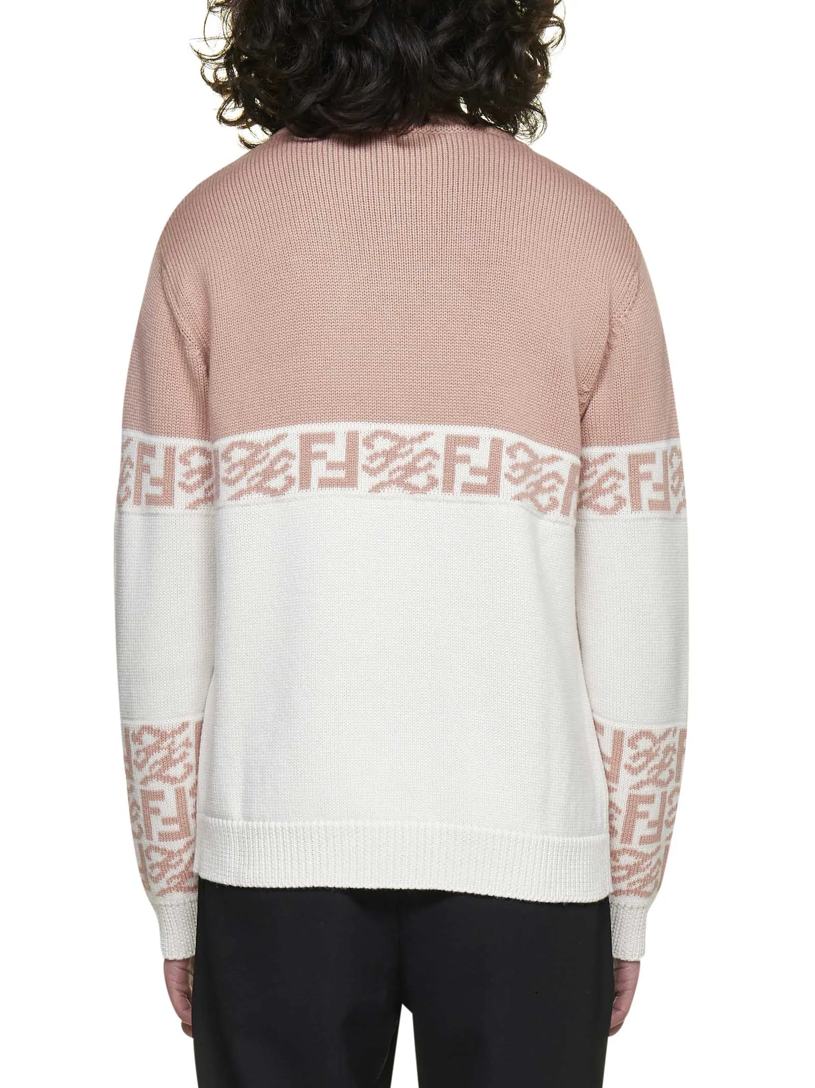 Fendi FF Intarsia Knitted Jumper