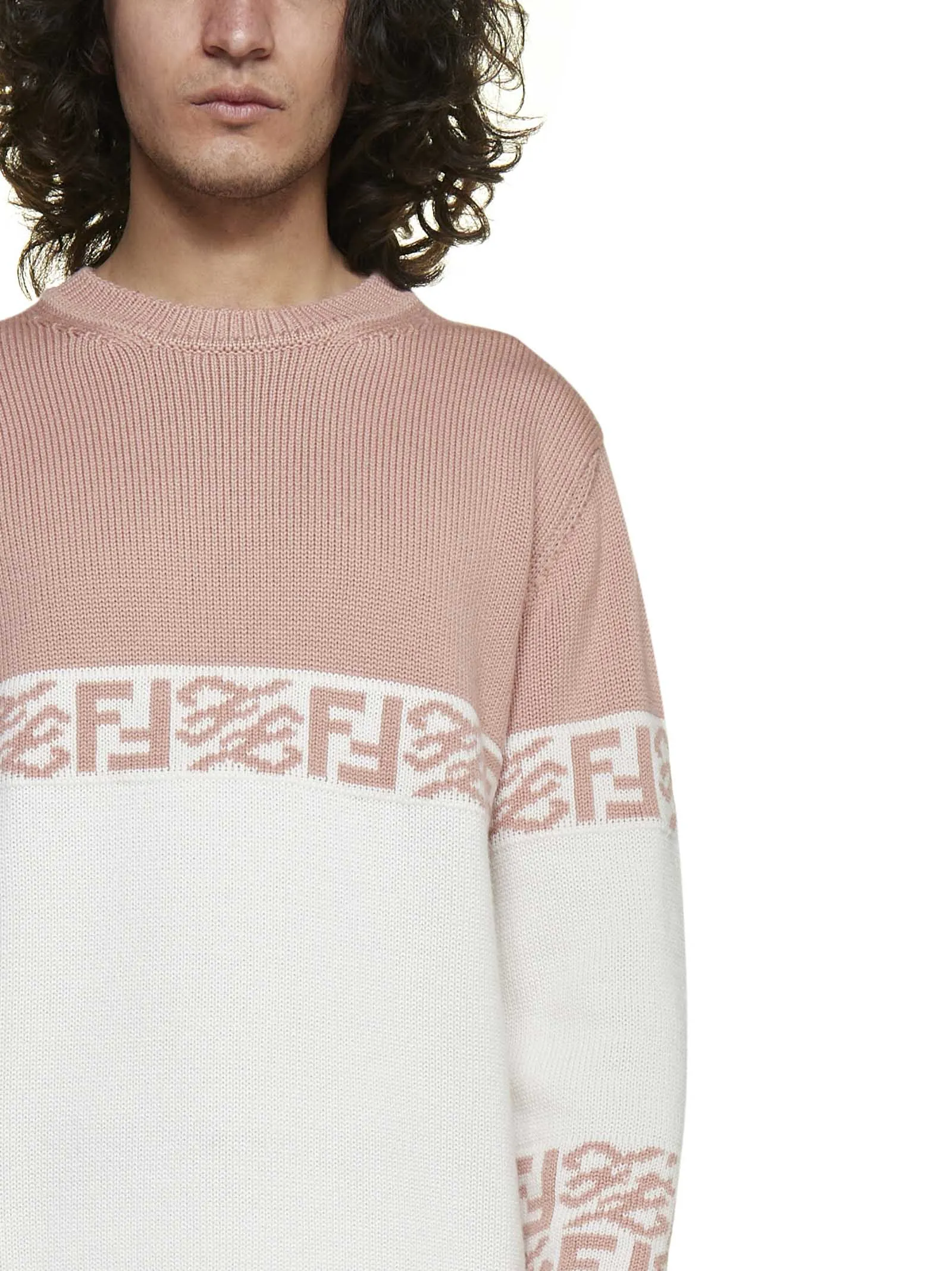 Fendi FF Intarsia Knitted Jumper