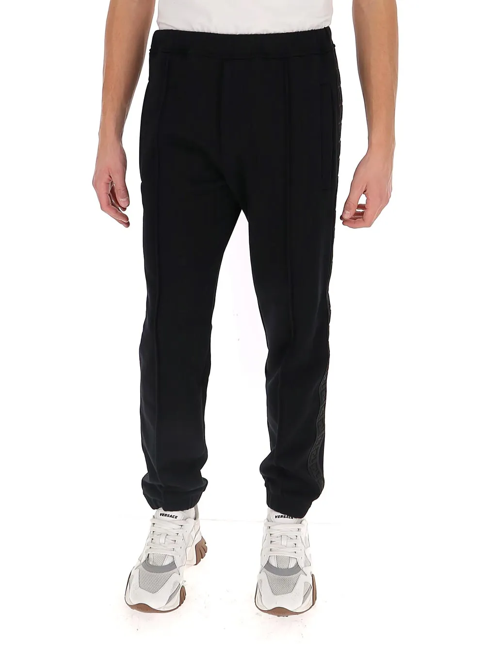 Fendi FF Motif Side Stripe Track Pants