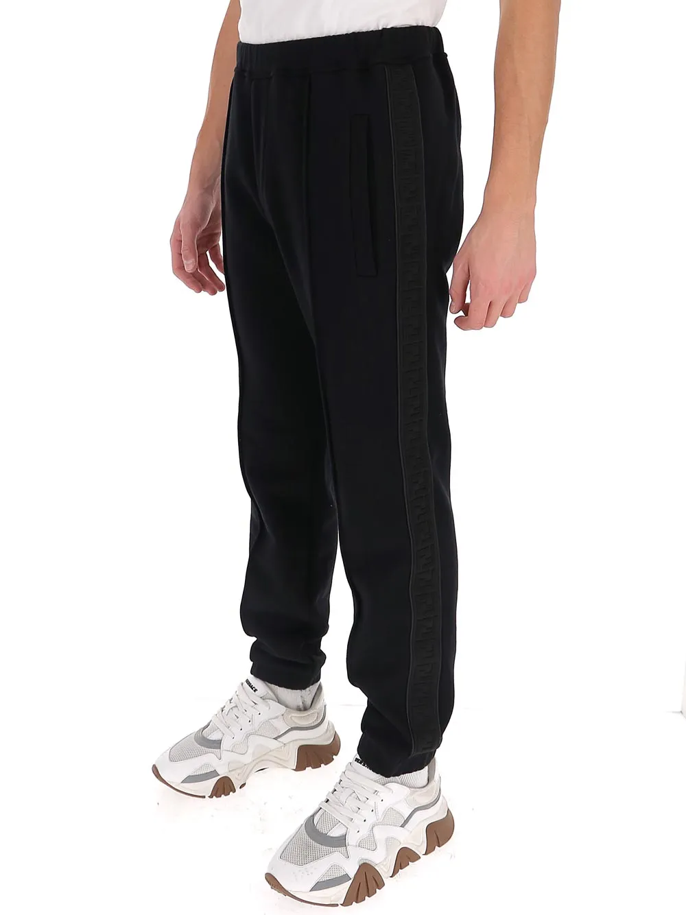 Fendi FF Motif Side Stripe Track Pants