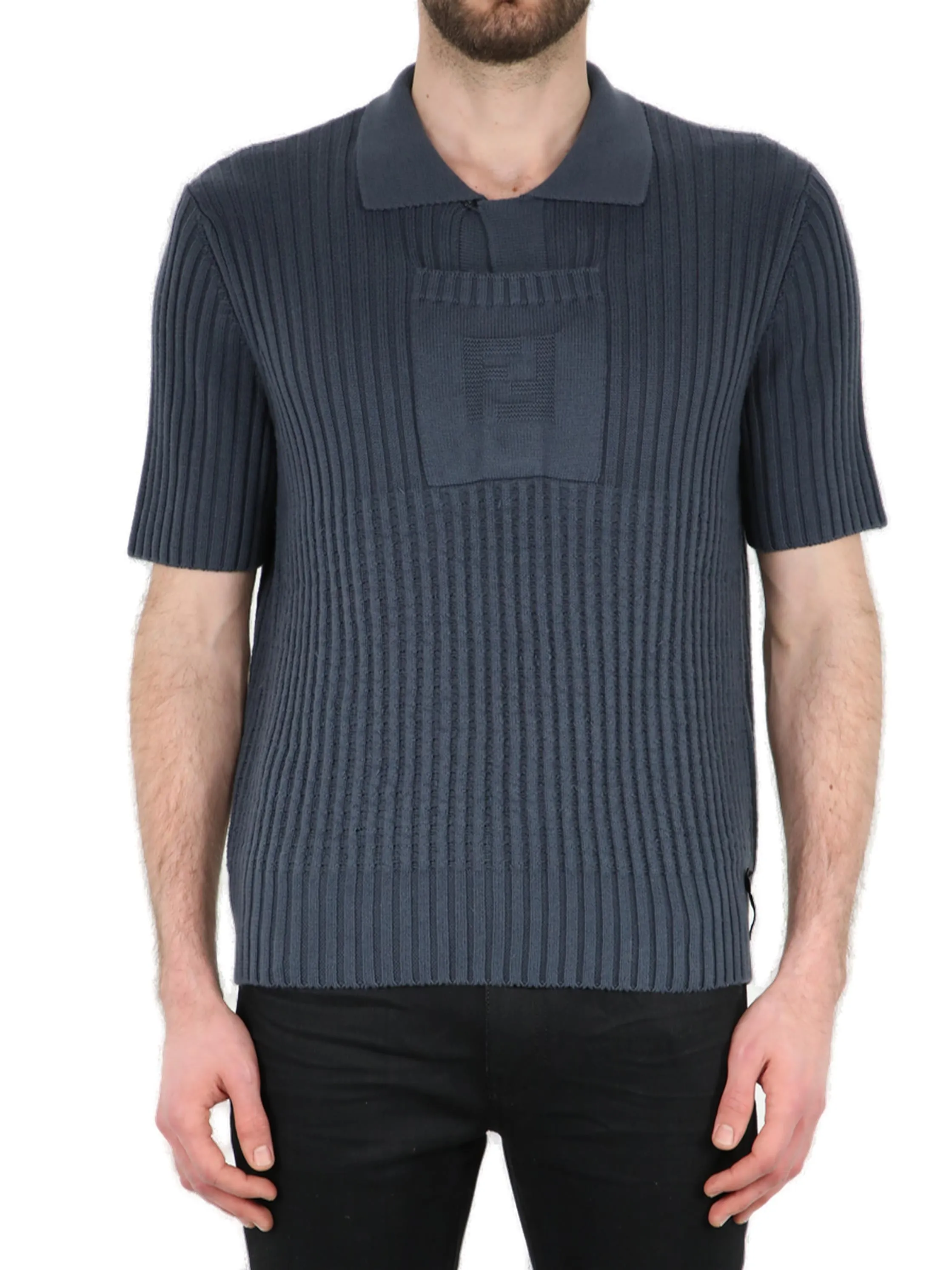Fendi Short Sleeved Polo Shirt Sweater