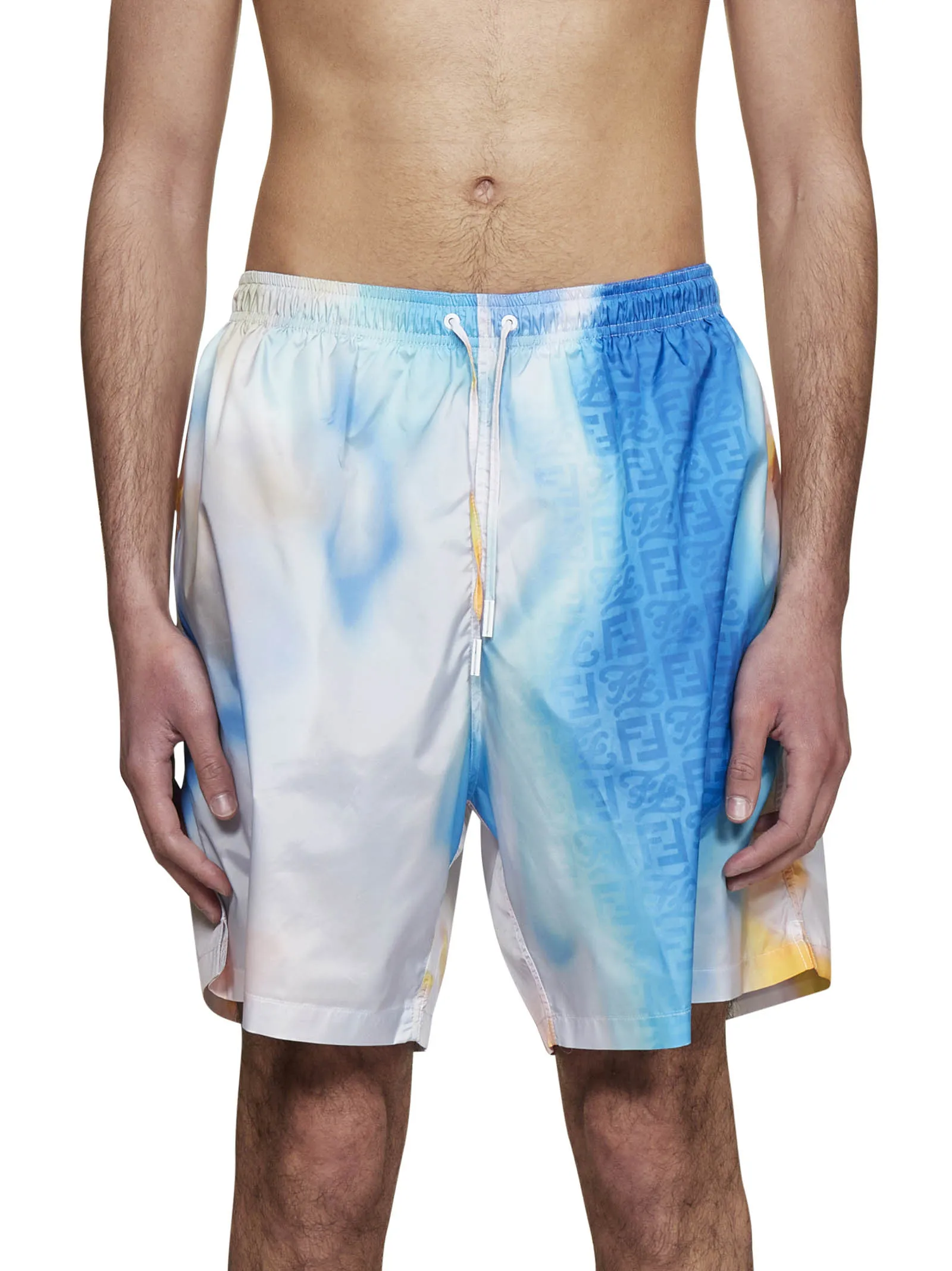 Fendi Tie-Dyed Drawstring Shorts