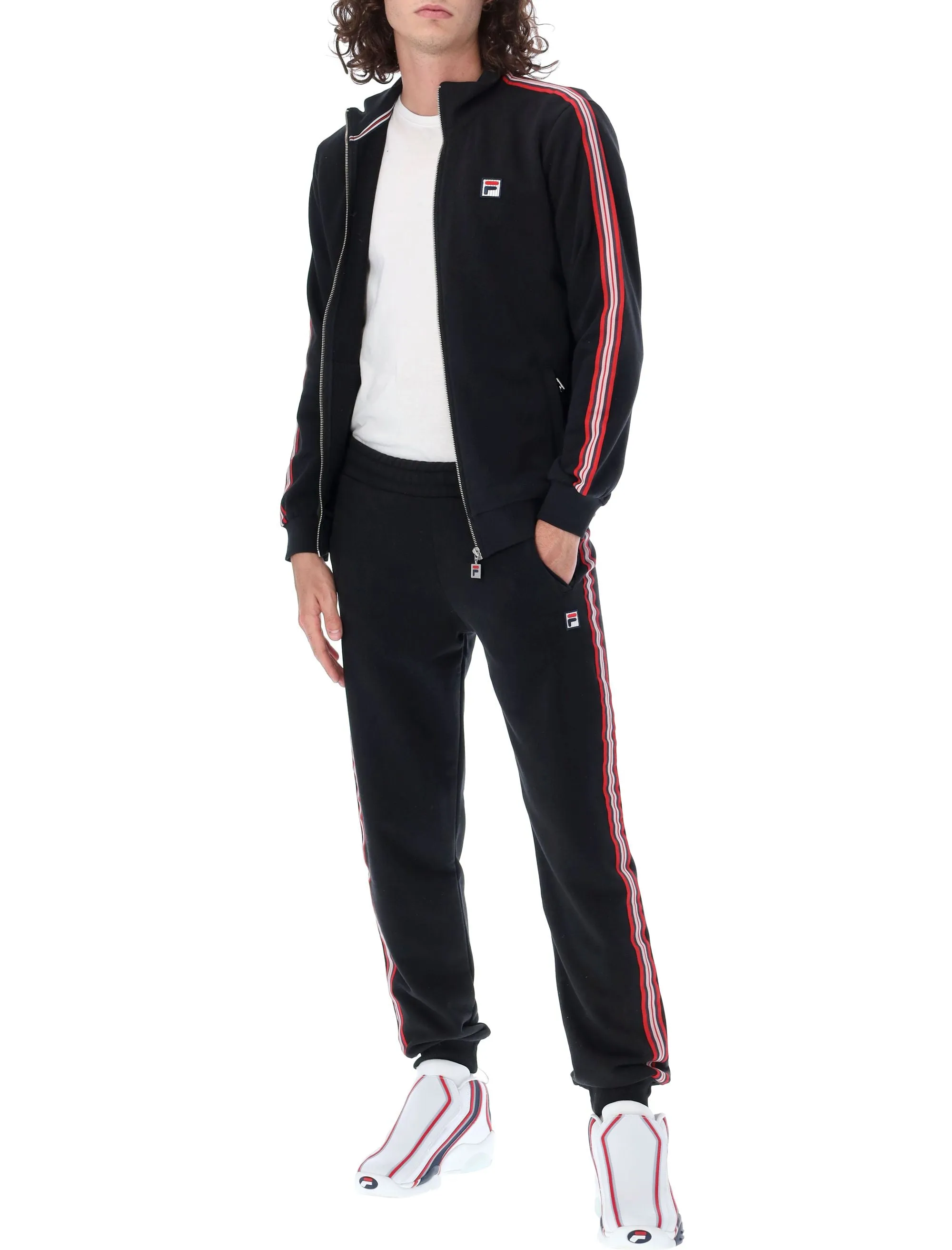 Fila Logo Embroidered Zip-Up Track Jacket