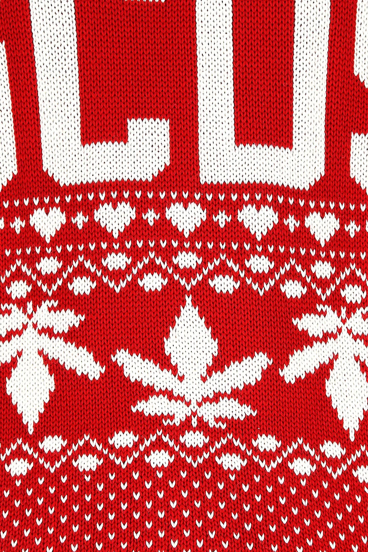GCDS Christmas Logo Intarsia Crewneck Sweater