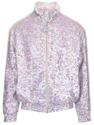 GCDS Glitter Embellished Track Jacket