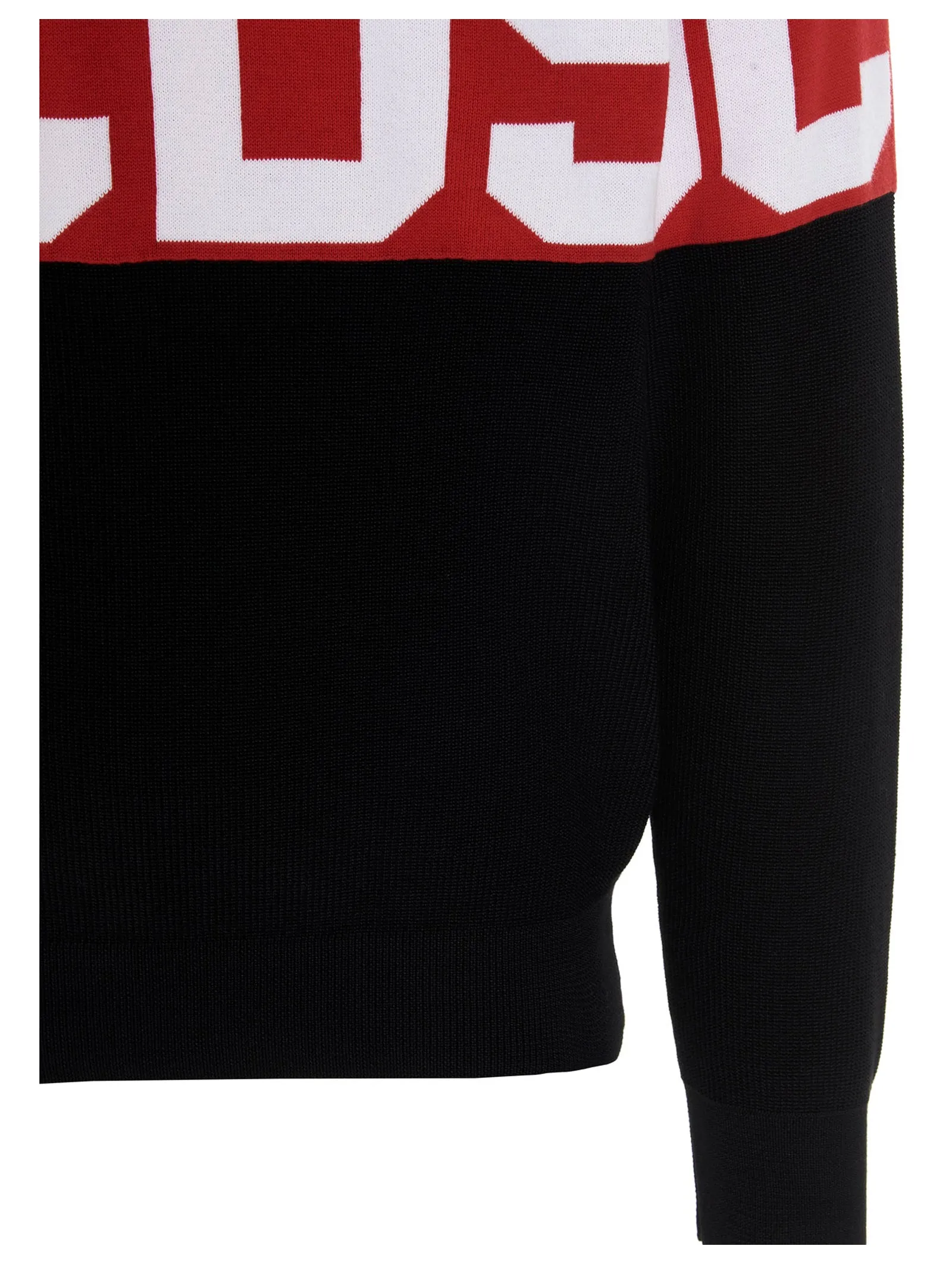 GCDS Logo Band Oversized Knit Sweater