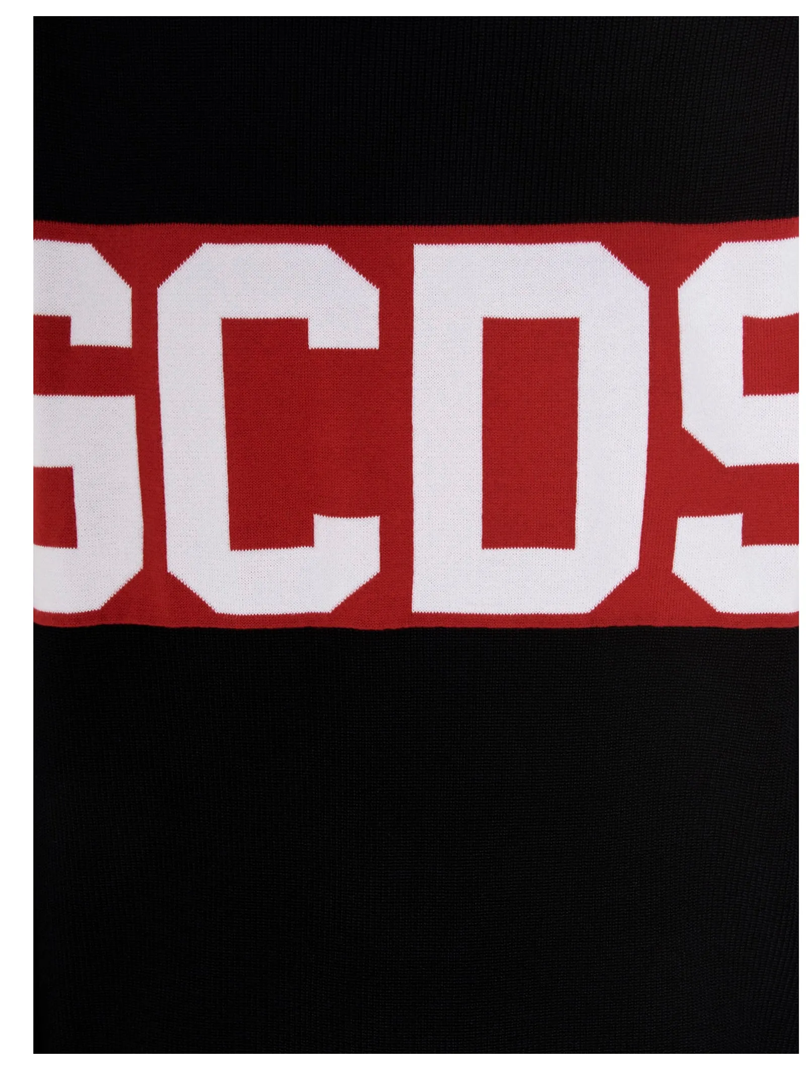 GCDS Logo Band Oversized Knit Sweater