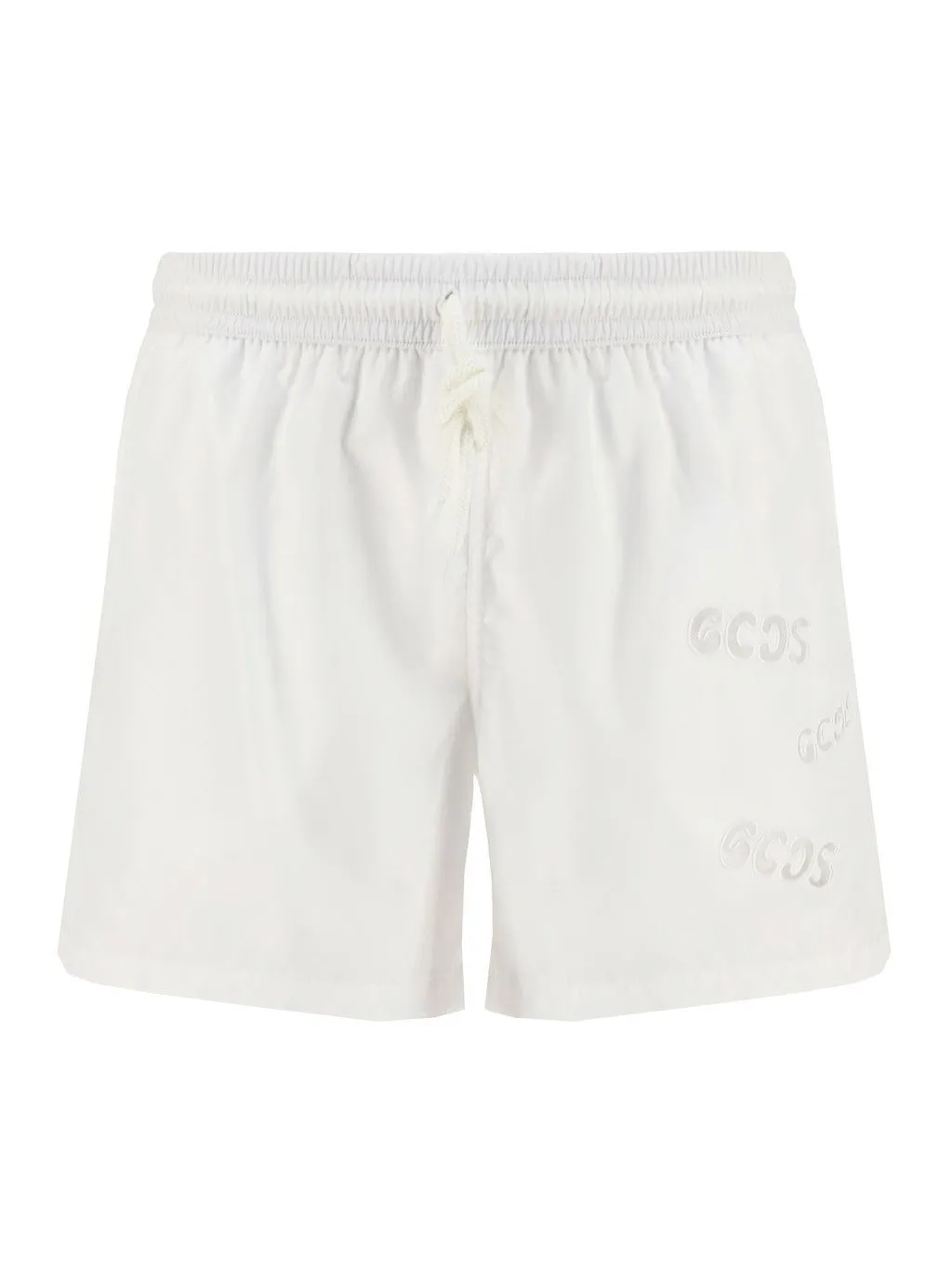 GCDS Logo Detailed Drawstring Swim Shorts