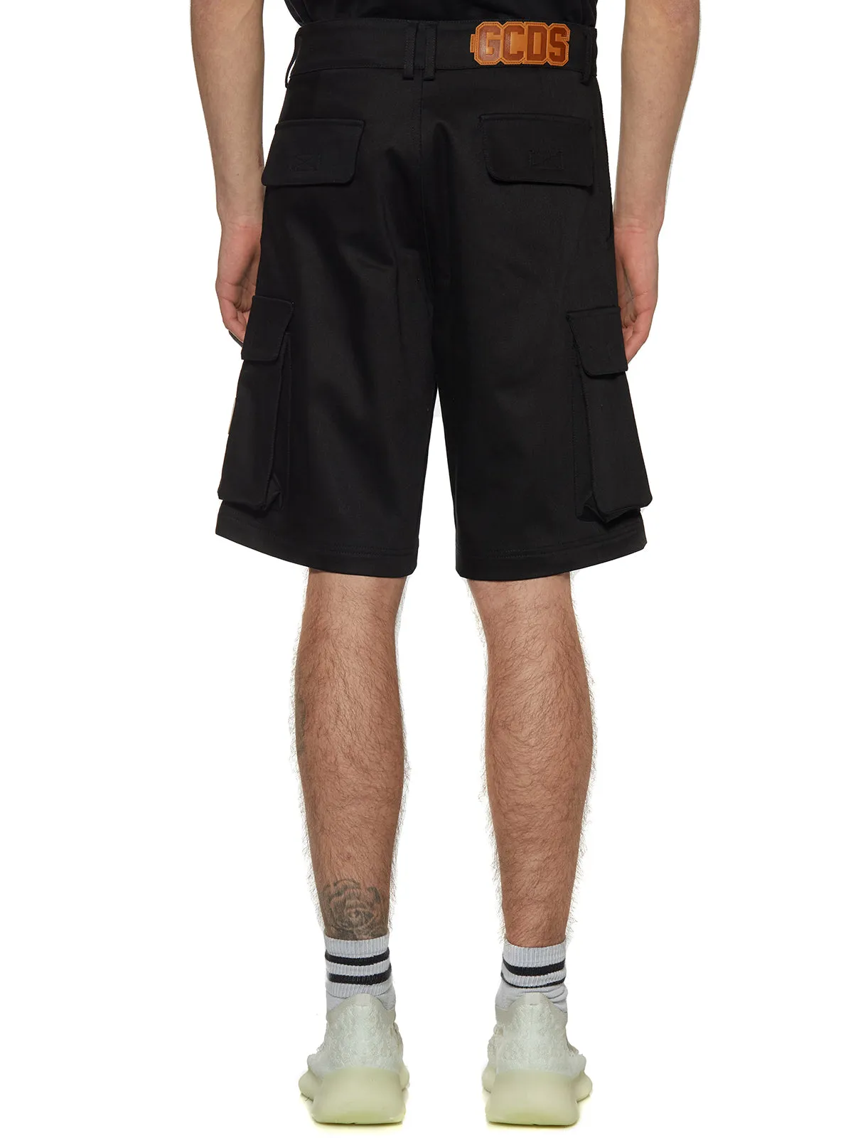 GCDS Logo Patch Bermuda Shorts
