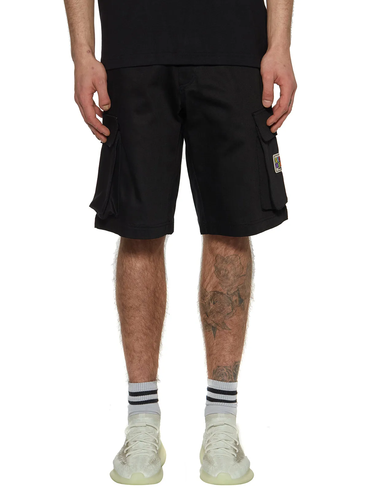GCDS Logo Patch Bermuda Shorts