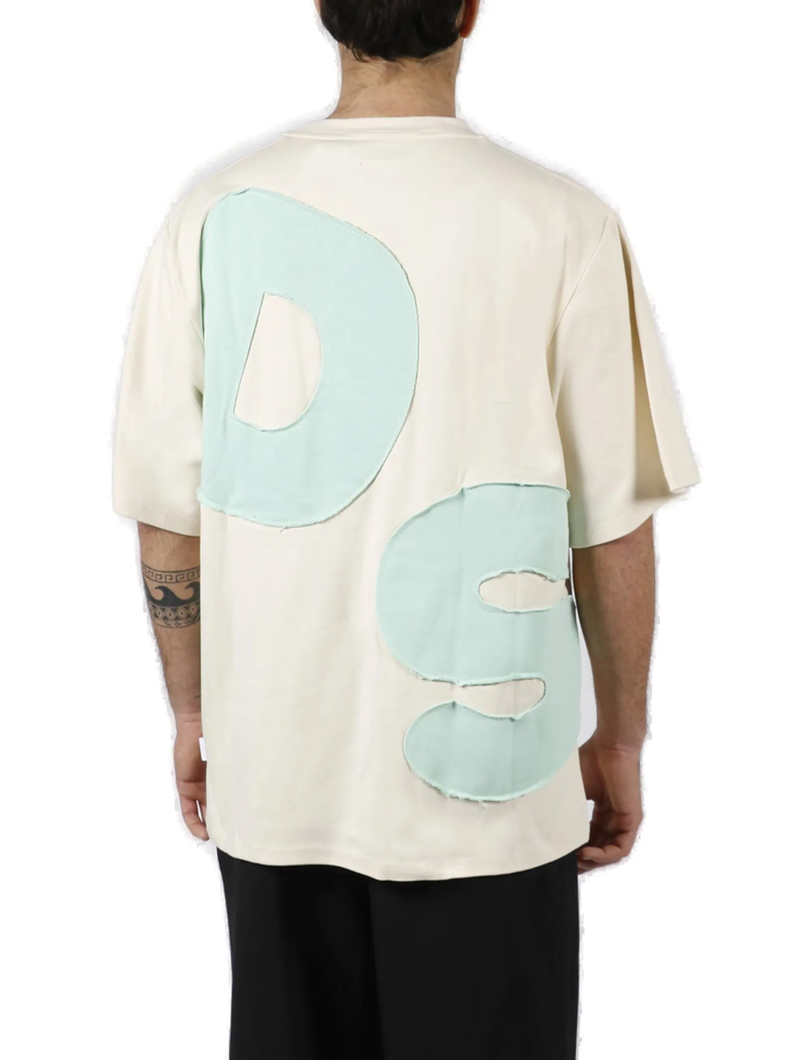 GCDS Logo Print Crewneck T-Shirt