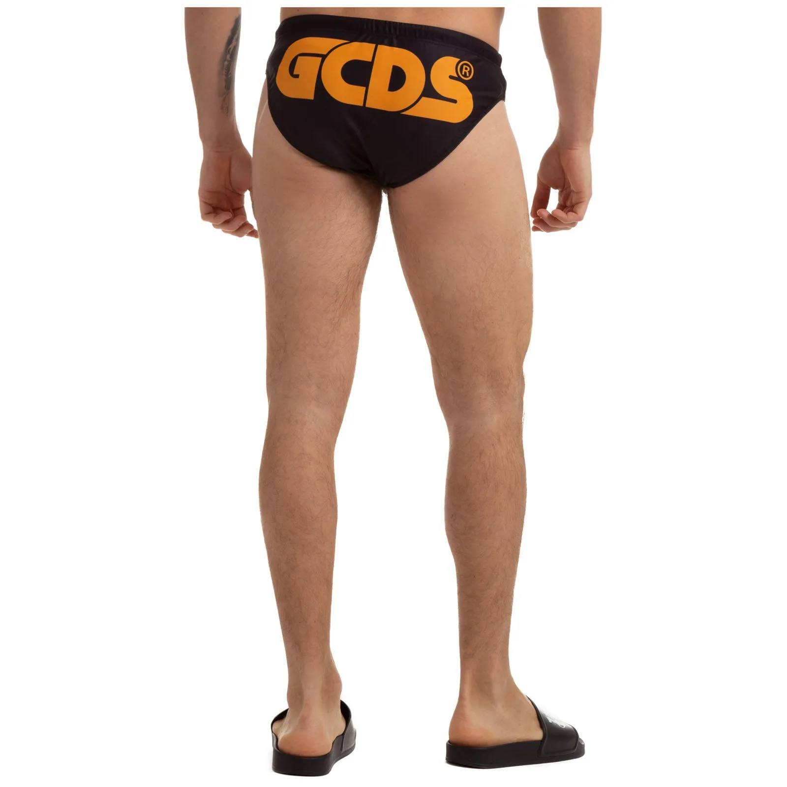 GCDS Logo Printed Swimming Briefs