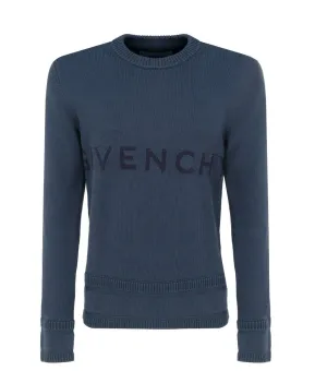 Givenchy 4G Logo Intarsia Knitted Crewneck Sweater