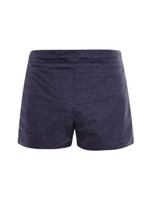 Givenchy Monogram Printed Elastic Waist Swimming Shorts