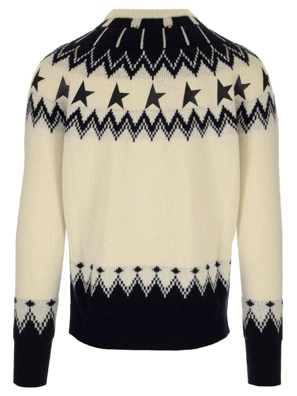 Golden Goose Deluxe Brand Jacquard Star Printed Knit Sweater