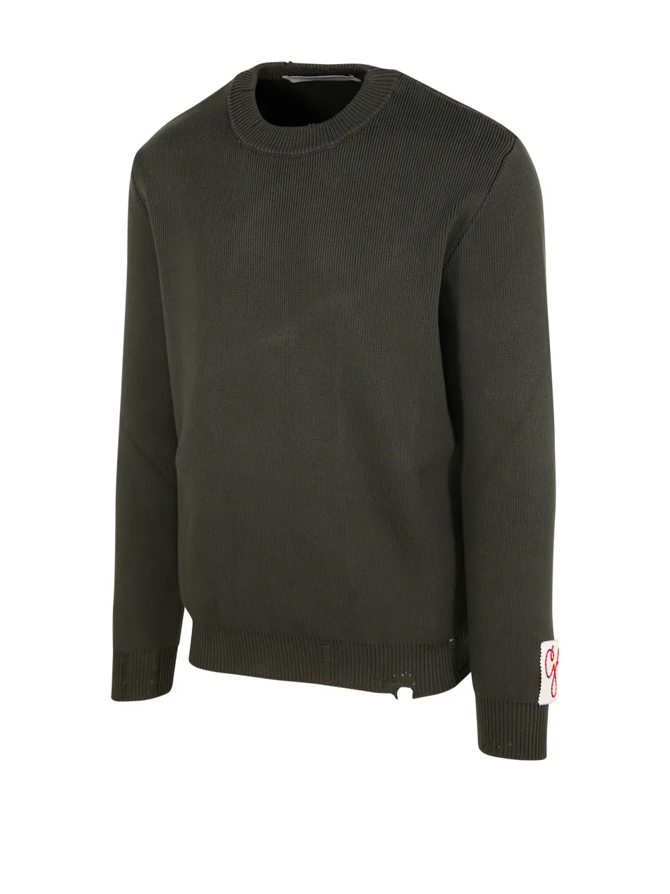 Golden Goose Deluxe Brand Logo Patch Knit Sweater