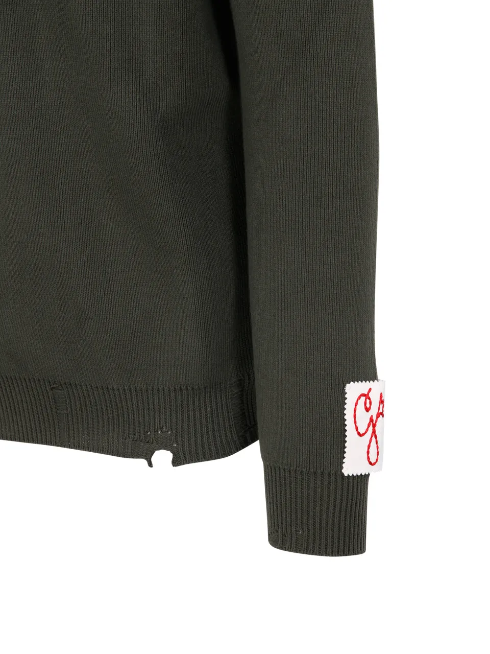 Golden Goose Deluxe Brand Logo Patch Knit Sweater