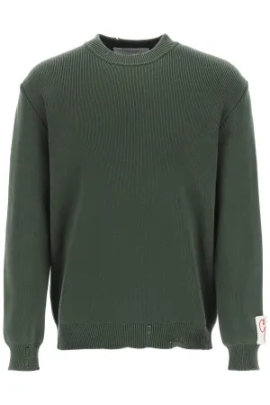 Golden Goose Deluxe Brand Logo Patch Knit Sweater