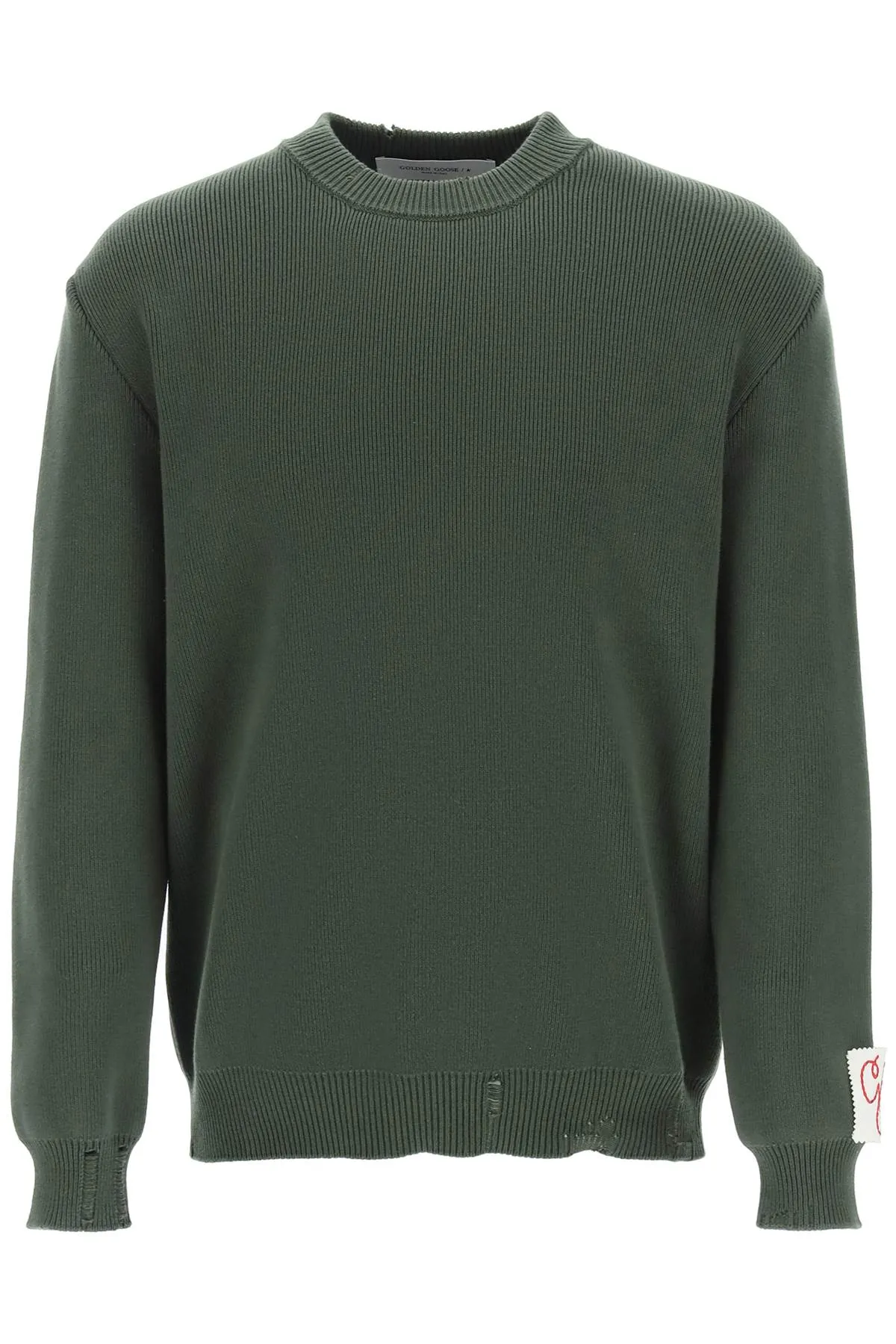 Golden Goose Deluxe Brand Logo Patch Knit Sweater