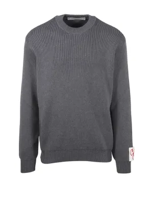 Golden Goose Deluxe Brand Logo Patch Knitted Jumper