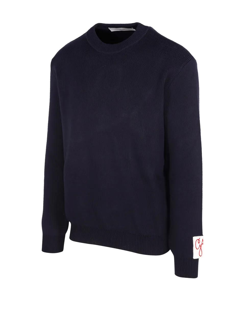 Golden Goose Deluxe Brand Logo Patch Knitted Jumper