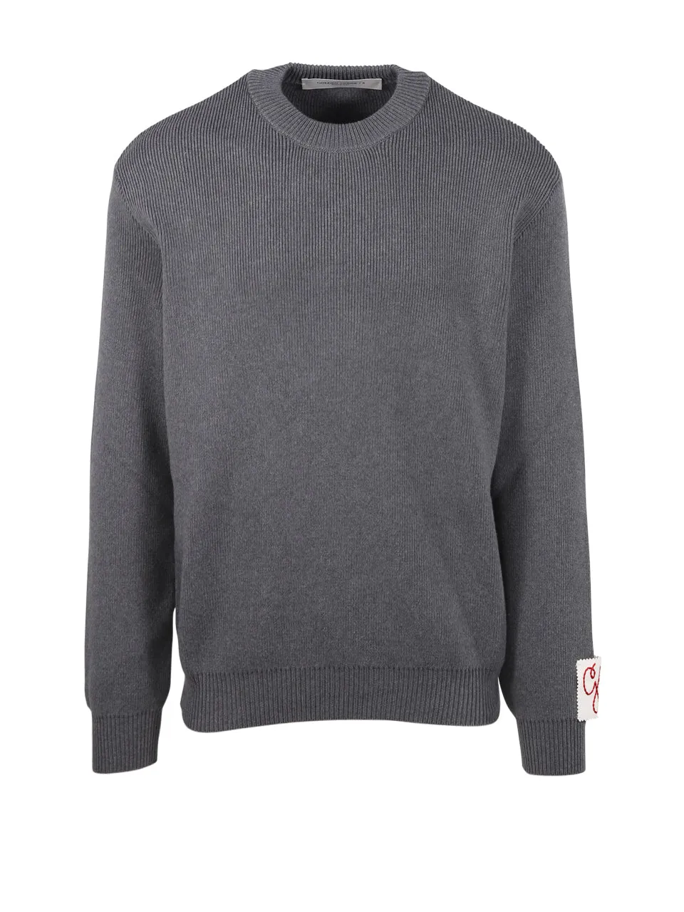 Golden Goose Deluxe Brand Logo Patch Knitted Jumper