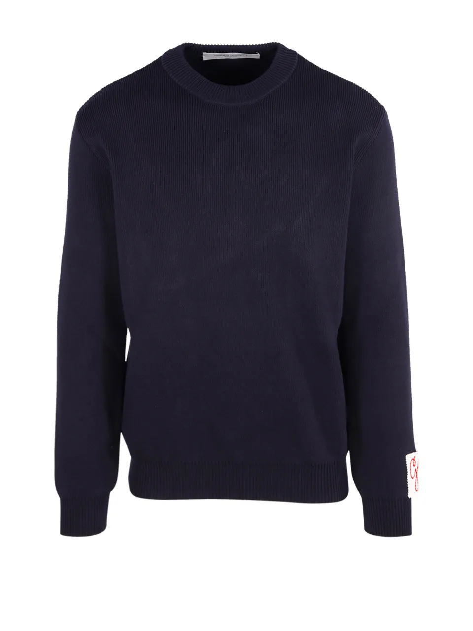 Golden Goose Deluxe Brand Logo Patch Knitted Jumper