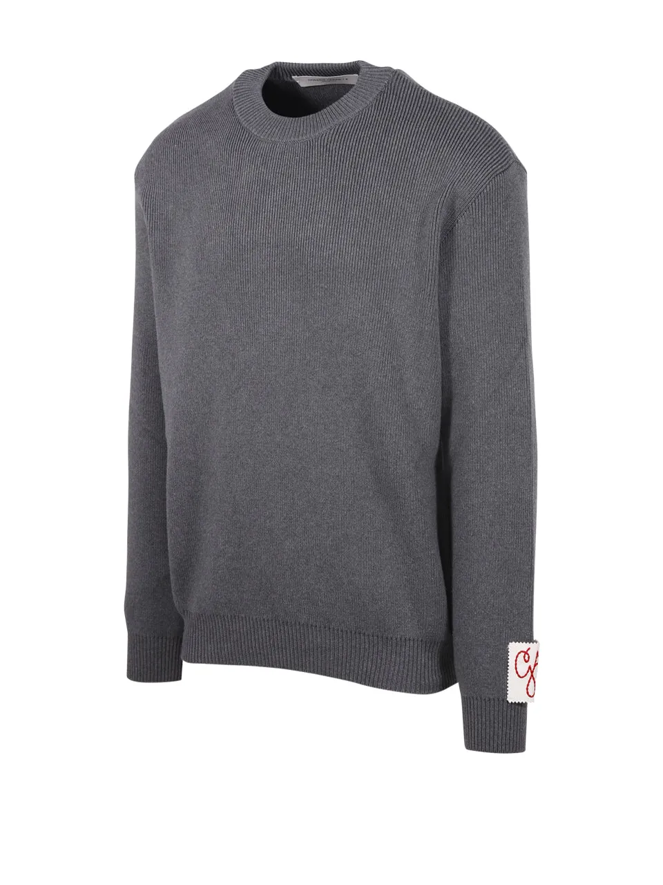 Golden Goose Deluxe Brand Logo Patch Knitted Jumper