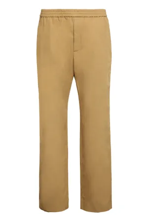 Gucci Logo Print Straight-Leg Pants