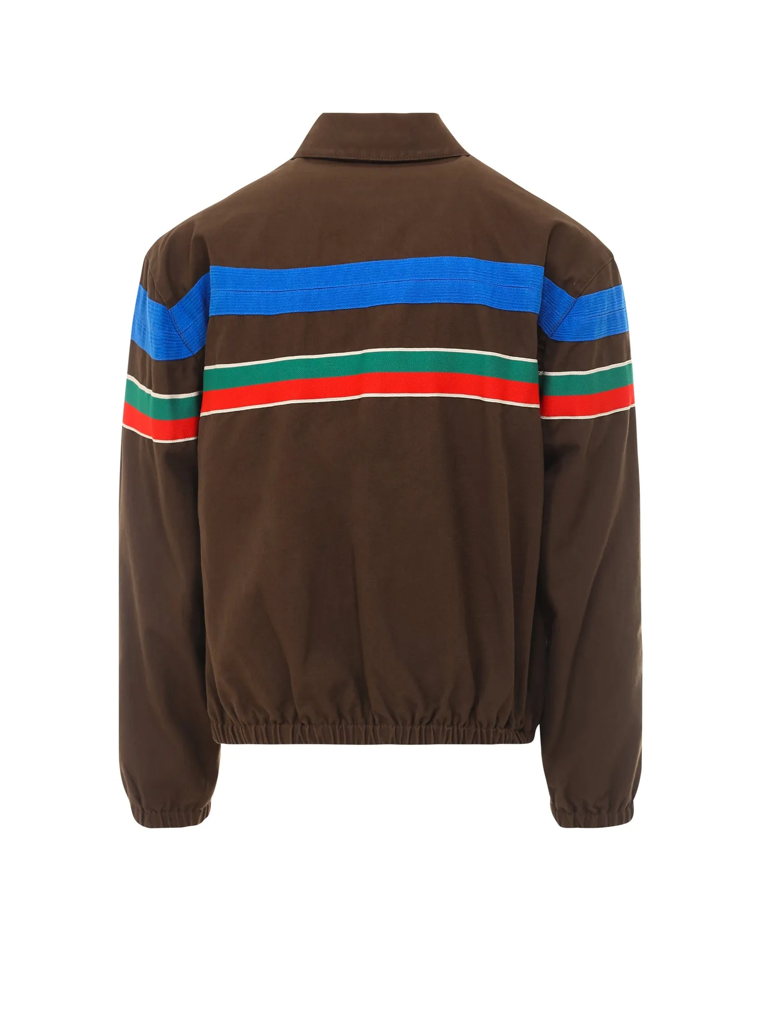 Gucci Stripe Zip Up Jacket