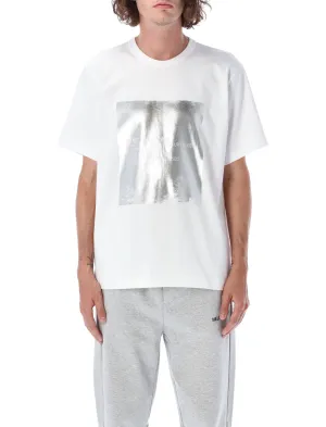 Helmut Lang Square Silver Crewneck T-Shirt